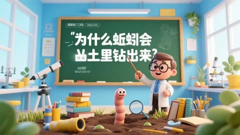 百科知识：雨后，蚯蚓为什么会从土里钻出来